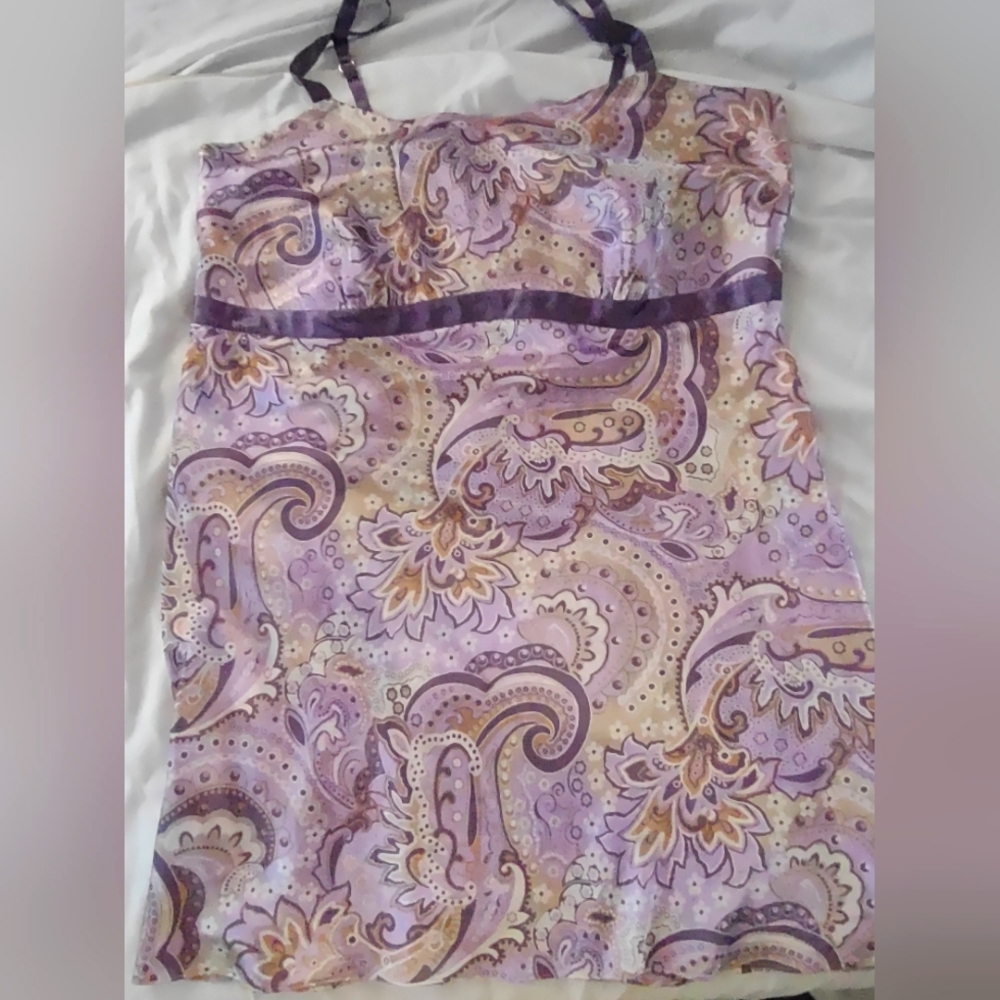 Jones New York Purple Paisley Sleepwear